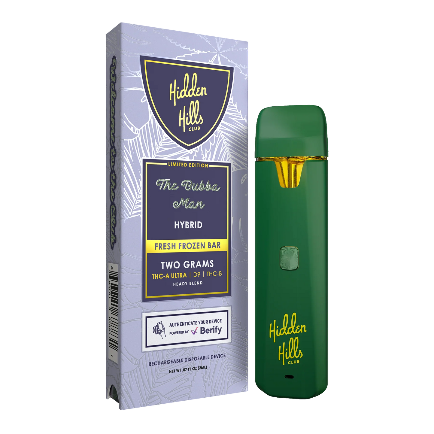 Hidden Hills - The Bubba Man - 2gr Hibrida