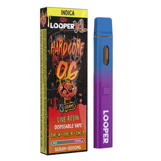 LOOPER XL Live Resin - Hardcore OG - Indica - 3g